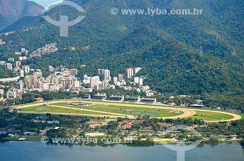  Vista do Hipódromo da Gávea a partir do Morro dos Cabritos  - Rio de Janeiro - Rio de Janeiro (RJ) - Brasil