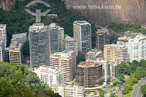  Vista dos prédios no Corte do Cantagalo a partir do Morro dos Cabritos  - Rio de Janeiro - Rio de Janeiro (RJ) - Brasil