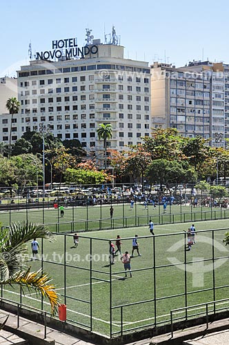  Campo de futebol no Aterro do Flamengo  - Rio de Janeiro - Rio de Janeiro (RJ) - Brasil