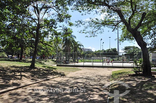  Aterro do Flamengo com campo de futebol ao fundo  - Rio de Janeiro - Rio de Janeiro (RJ) - Brasil