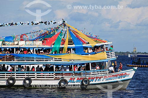  Procissão fluvial em celebração à São Pedro no Rio Negro  - Manaus - Amazonas (AM) - Brasil