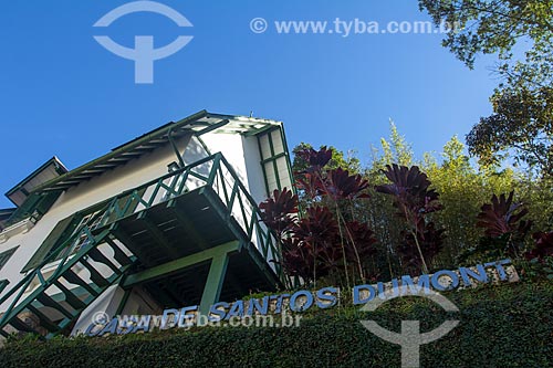  Museu Casa de Santos Dumont - também conhecida como A Encantada, foi residência de verão de Alberto Santos Dumont  - Petrópolis - Rio de Janeiro (RJ) - Brasil