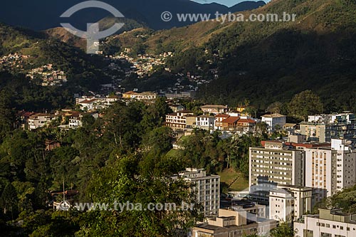  Vista da cidade de Petrópolis a partir do mirante do Trono de Fátima  - Petrópolis - Rio de Janeiro (RJ) - Brasil