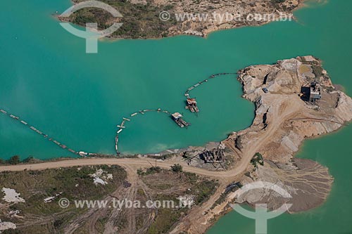  Foto aérea das áreas de extração de areia em Seropédica  - Seropédica - Rio de Janeiro (RJ) - Brasil
