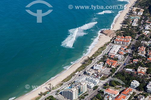  Foto aérea da Pedra de Itapuã - entre as praias do Pontal e Macumba  - Rio de Janeiro - Rio de Janeiro (RJ) - Brasil