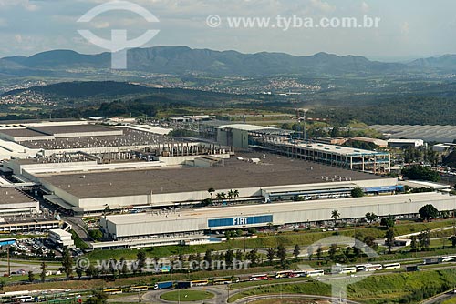  Foto aérea da fábrica da montadora FIAT Automobiles  - Betim - Minas Gerais (MG) - Brasil