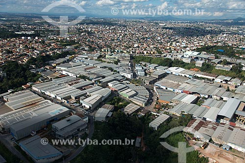  Foto aérea do distrito industrial no bairro Jardim Piemont  - Betim - Minas Gerais (MG) - Brasil
