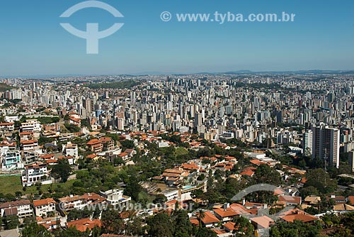  Vista geral do bairro de Mangabeiras a partir do mirante do Parque Municipal das Mangabeiras  - Belo Horizonte - Minas Gerais (MG) - Brasil