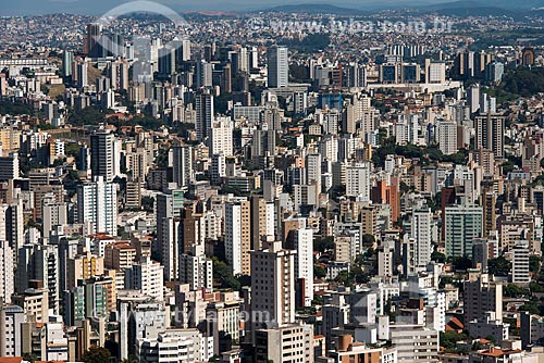  Vista geral da cidade de Belo Horizonte a partir do mirante do Parque Municipal das Mangabeiras  - Belo Horizonte - Minas Gerais (MG) - Brasil