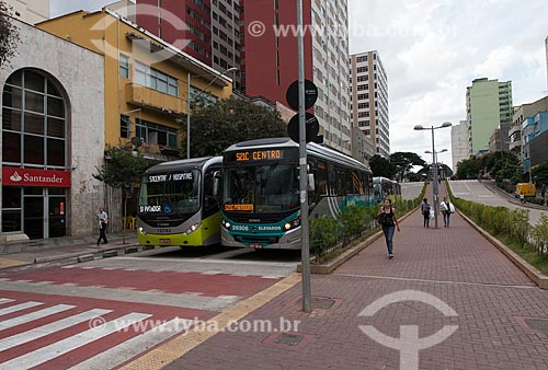  Corredor MOVE Área Central - faixa de pedestres entre a Avenida Paraná e a Rua dos Tupis  - Belo Horizonte - Minas Gerais (MG) - Brasil