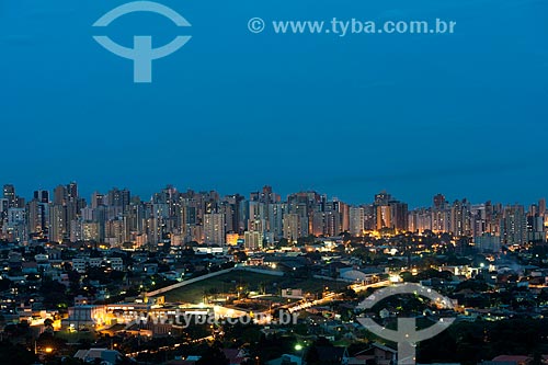 Vista geral da zona oeste da cidade de Londrina no entardecer  - Londrina - Paraná (PR) - Brasil