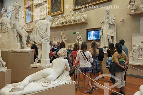  Reproduções de obras de escultores renascentistas na Galleria dell Accademia di Firenze (Galeria da Academia de Belas Artes de Florença) - 1784  - Florença - Província de Florença - Itália