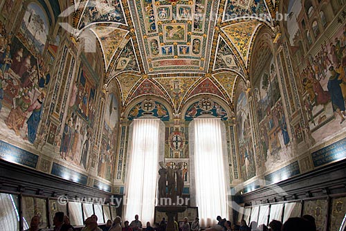  Tre Grazie (Três Graças) na Livraria Piccolomini dentro da Duomo di Siena (Catedral de Siena)  - Siena - Província de Siena - Itália