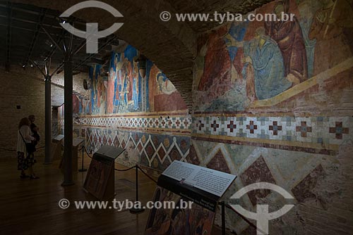  Interior da cripta da Duomo di Siena (Catedral de Siena)  - Siena - Província de Siena - Itália