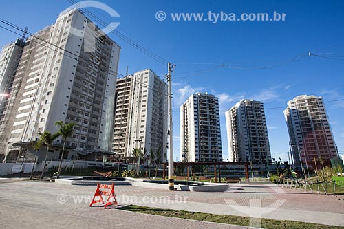  Condomínio Residencial Ilha Pura Vila dos Atletas - edifícios onde os atletas se hospedarão durante os Jogos Olímpicos - Rio 2016  - Rio de Janeiro - Rio de Janeiro (RJ) - Brasil