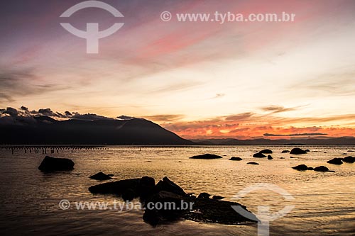  Pôr do sol na Praia do Ribeirão da Ilha  - Florianópolis - Santa Catarina (SC) - Brasil