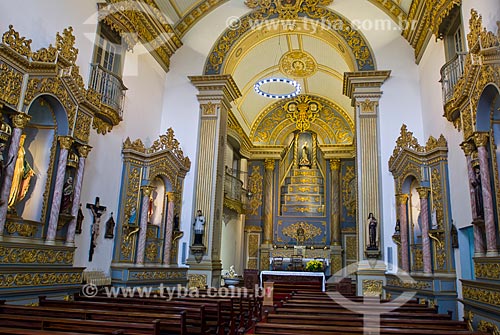  Interior da Igreja de Nossa Senhora da Conceição (1889)  - Porto Alegre - Rio Grande do Sul (RS) - Brasil