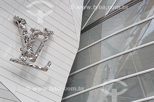 Detalhe da fachada da Fundação Louis Vuitton (2014)  - Paris - Paris - França