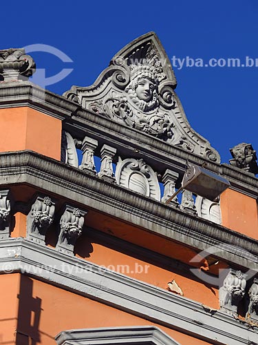  Detalhe da fachada de prédio em Porto Alegre  - Porto Alegre - Rio Grande do Sul (RS) - Brasil