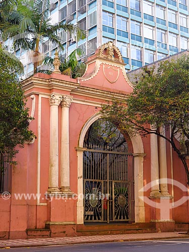  Porta do Solar dos Câmara (1818) - hoje administrado pela Assembléia Legislativa do Estado do Rio Grande do Sul  - Porto Alegre - Rio Grande do Sul (RS) - Brasil