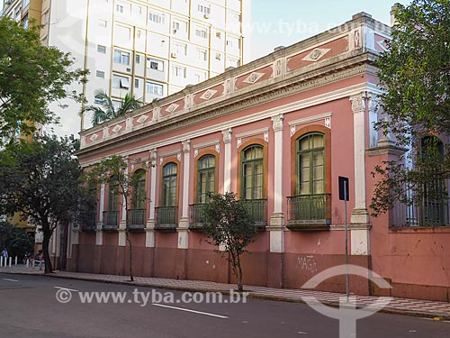  Fachada do Solar dos Câmara (1818) - hoje administrado pela Assembléia Legislativa do Estado do Rio Grande do Sul  - Porto Alegre - Rio Grande do Sul (RS) - Brasil