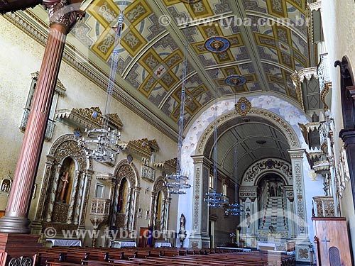  Interior da Igreja de Nossa Senhora das Dores (1901)  - Porto Alegre - Rio Grande do Sul (RS) - Brasil