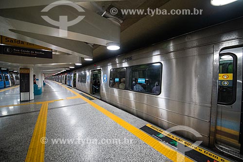  Metrô na Estação Uruguai do Metrô Rio - Linha 1  - Rio de Janeiro - Rio de Janeiro (RJ) - Brasil