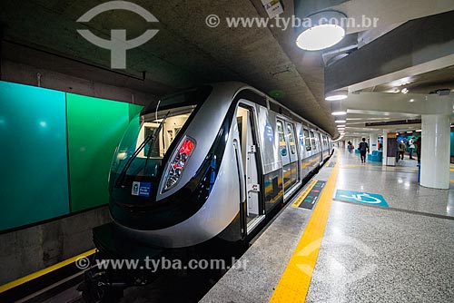  Novo metrô na Estação Uruguai do Metrô Rio - Linha 1  - Rio de Janeiro - Rio de Janeiro (RJ) - Brasil