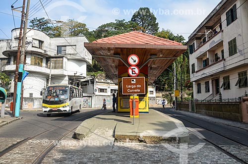  Estação do Bonde de Santa Teresa no Largo do Curvelo  - Rio de Janeiro - Rio de Janeiro (RJ) - Brasil