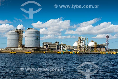  Tanques de armazenamento de gás natural na Ilha Comprida - Terminal Aquaviário Baía de Guanabara (TABG)  - Rio de Janeiro - Rio de Janeiro (RJ) - Brasil