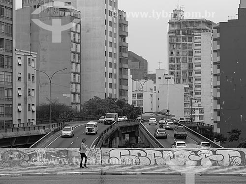  Tráfego na Rua da Consolação  - São Paulo - São Paulo (SP) - Brasil