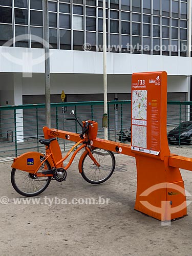  Bicicletas públicas - para aluguel - Praça Franklin Roosevelt  - São Paulo - São Paulo (SP) - Brasil