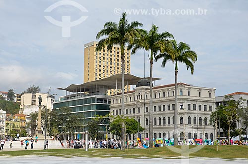  Vista da Praça Mauá com Museu de Arte do Rio (MAR) ao fundo  - Rio de Janeiro - Rio de Janeiro (RJ) - Brasil