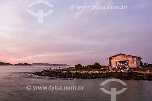  Casa de barcos na Praia da Armação do Pântano do Sul  - Florianópolis - Santa Catarina (SC) - Brasil