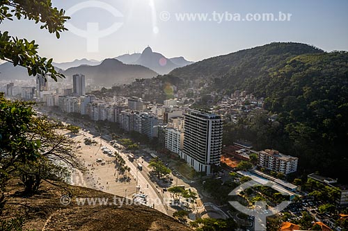  Vista da Praia do Leme a partir do Forte Duque de Caxias - também conhecido como Forte do Leme  - Rio de Janeiro - Rio de Janeiro (RJ) - Brasil