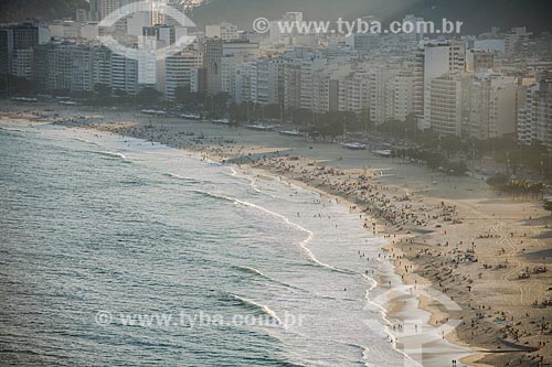  Vista da Praia do Leme e da Praia de Copacabana a partir do Forte Duque de Caxias - também conhecido como Forte do Leme  - Rio de Janeiro - Rio de Janeiro (RJ) - Brasil