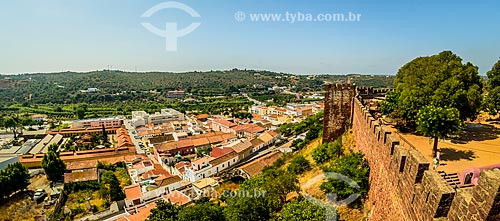  Vista da freguesia de Silves a partir do Castelo de Silves (XIII century)  - Concelho de Silves - Distrito de Faro - Portugal