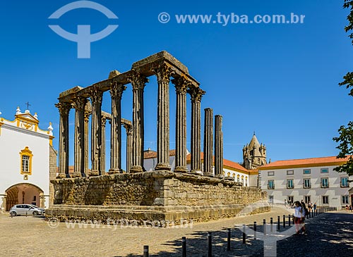  Ruínas do Templo Romano de Évora - também conhecido como Templo de Diana  - Concelho de Évora - Distrito de Évora - Portugal