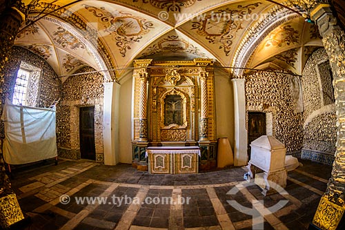  Interior da Capela dos Ossos (Século XVII) - anexo à Igreja de São Francisco  - Concelho de Évora - Distrito de Évora - Portugal