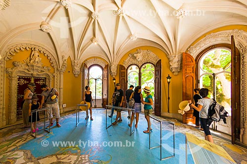  Interior do Palácio da Regaleira (XIX century) - também conhecido como Palácio do Monteiro dos Milhões na Quinta da Regaleira  - Concelho de Sintra - Distrito de Lisboa - Portugal