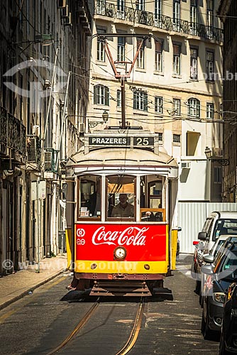  Bonde nas ruas de Lisboa  - Lisboa - Distrito de Lisboa - Portugal