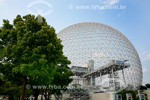 Biosphere (Biosfera de Montreal ou Montreal Biosphère em Francês) - criada para a Feira Mundial de 1967, hoje abriga um museu dedicado ao meio ambiente  - Montreal - Província de Quebec - Canadá
