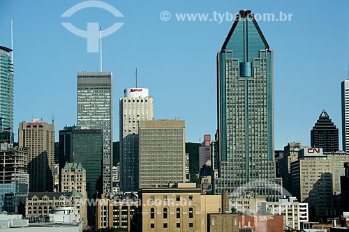  Vista geral dos edifícios no centro de Montreal  - Montreal - Província de Quebec - Canadá