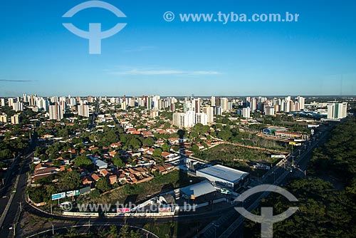  Vista geral da cidade de Teresina com a Avenida Raul Lopes - à direita  - Teresina - Piauí (PI) - Brasil