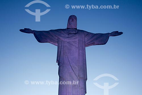  Detalhe da estátua do Cristo Redentor (1931)  - Rio de Janeiro - Rio de Janeiro (RJ) - Brasil