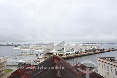  Vista do Museu do Amanhã a partir do Morro de São Bento  - Rio de Janeiro - Rio de Janeiro (RJ) - Brasil