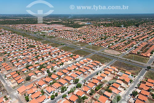  Foto aérea do Conjunto Residencial Jacinta Andrade - maior empreendimento do Programa Minha Casa Minha Vida  - Teresina - Piauí (PI) - Brasil