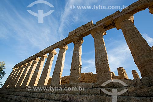  Templo de Juno no Valle dei Templi (Vale dos Templos) - antiga cidade grega de Akragas  - Agrigento - Província de Agrigento - Itália