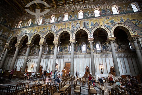  Interior da Duomo di Monreale (Catedral de Monreale)  - Monreale - Província de Palermo - Itália