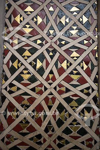  Detalhe de mosaico no interior da Duomo di Monreale (Catedral de Monreale)  - Monreale - Província de Palermo - Itália
